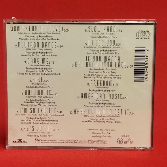 Pointer Sisters Greatest Hits CD 1989 - Picture 2 of 8